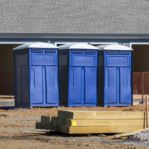 can i customize the exterior of the portable toilets with my event logo or branding in Osborn